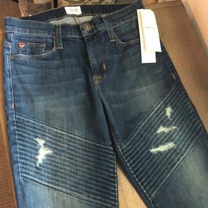 NBW Hudson Brooklyn Moto Super Skinny Jeans
